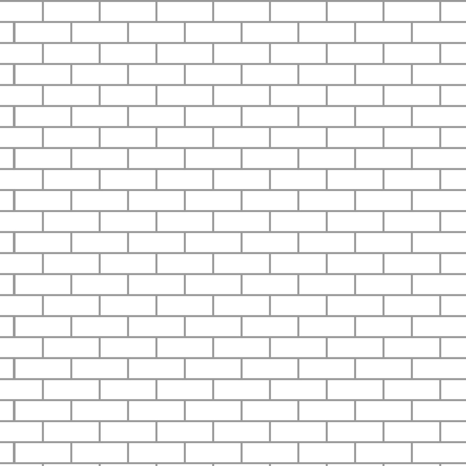 Seamless Brick Wall White